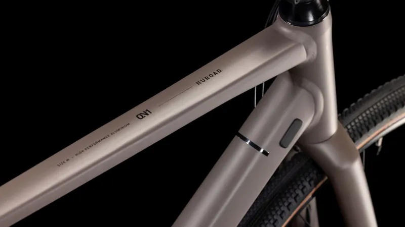 Cube Nuroad One Gravel Bike 2025 in Cedar and Black-1